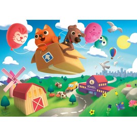 Ravensburger We’re Flying! - 35 Piece Jigsaw Puzzle for Kids | Whimsical Design | Family-Friendly Fun | Encourages Imaginative Play