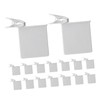 Hohopeti 16pcs Refrigerator Storage Divider Clips Organizer for Kitchen Food