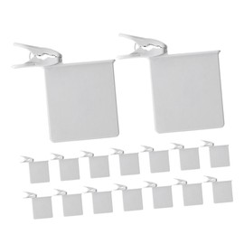 Hohopeti 16pcs Refrigerator Storage Divider Clips Organizer for Kitchen Food and Sundries Versatile Fridge Door Separator Sturdy and Compact Design