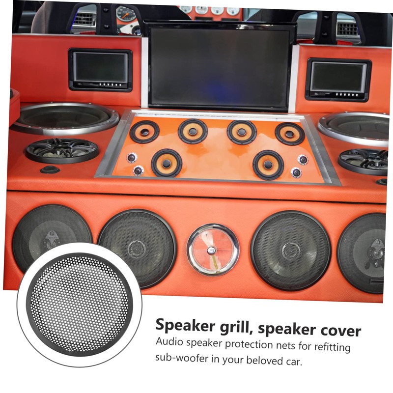 CIYODO 2-Pack 8 Inch Subwoofer Speaker Grill Mesh Speaker Cover