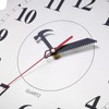 CIGERA 12 Inch Metal Wall Clock with Circular Saw Blade