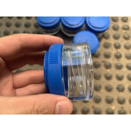 Blender Bottle 5 Piece GoStak Vitamins Protein Powder Snacks Etc Small Blue 60cc