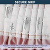 Yuhman 60 Pack Metal Curtain Hooks – 2.9cm x 1.3cm