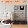 Homey Pet 50 Inch Cat Cages Indoor, Large 4-Tier Cat