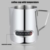 Milk Frother Cup 600ml Short Mouth Spout Milk Frothing Pitcher