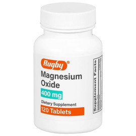 Rugby Óxido de magnesio 400mg Suplemento dietético - 120 comprimidos                                                                                  