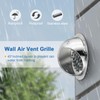 Midcvfrun 6 Inch Wall Vent Cover, Dryer Vent Cap Outside