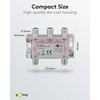Goobay 67003 SAT-Splitter, 4-Way