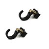 VanEssential Venture L-Track Spring Loaded Adjustable Gear Hook - Black