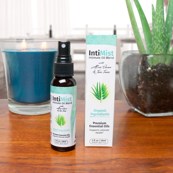 NutraBlast Intimist Feminine Essential Oils Blend Spray (2 fl oz) | All Natural Intimate Deodorant for Women | Works Well for Dryness, Odor, Itching & Burning