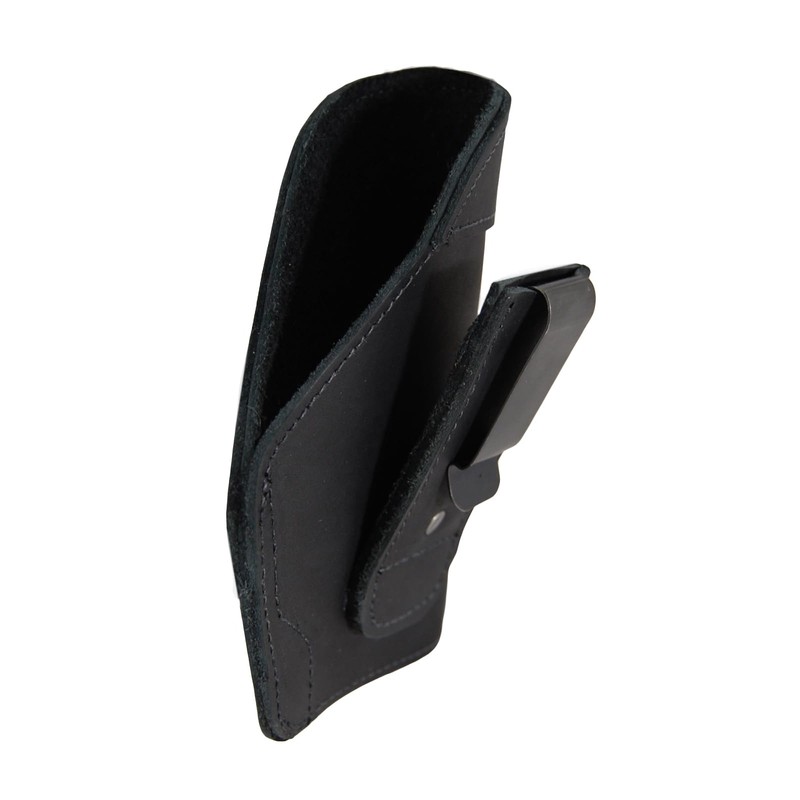 Barsony Black Leather Tuckable IWB Holster for HK USP Compact