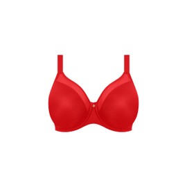 Elomi Women's Plus Size Smooth Underwire Molded Bra, Haute Red, 36G