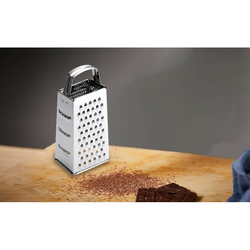 Fiskars Essential 1065589 Grater 4-Sided Stainless Steel Height 23 cm