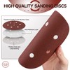 Sruhrak 100 Pcs Sanding Discs, 150mm Sanding Pads Set Hook
