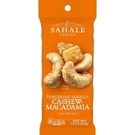 Sahale Snacks Tangerine Vanilla Cashew Macadamia Glazed Mix, 1.5 Ounces (Pack of 9)
