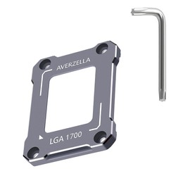 AVERZELLA Intel 12th/13th Generation Contact Frame,CPU Retrofit Kit for LGA 1700, 1700-BCF Anti-Bending Buckle Stand, Compatible with Water/Air Cooling, CNC Process Aluminum CPU Fixed Fastener