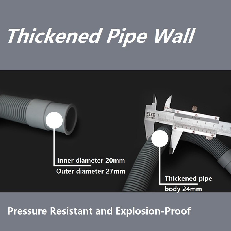 Washing Machine Hose, Waste Water Hose, Drain Hose Extension, 1.5