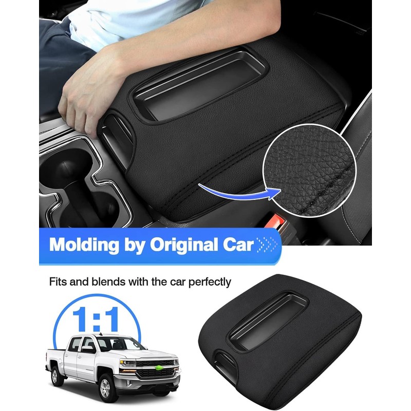 Autorder Center Console Cover for 2014-2018 Chevy Silverado/GMC Sierra 1500