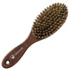 Hair brush with soft real hair, natural bristles for silky