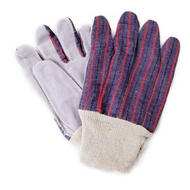 Universal Fit Adult Outdoor Home Gardening Work Gloves Leather Palm Heavy Duty