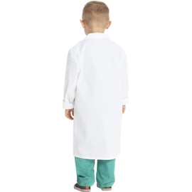 Cherokee Kids Scrubs Lab Coat CK430, M, White