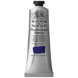 Winsor & Newton 2320229 Professional Acrylic Colour - Dioxazine Purple, 60 ml (Pack of 1)