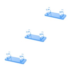 Operitacx 3 x Acrylic Display Stand Pen Holder Makeup Brush Holder Organiser Cosmetic Storage Stand Pen Stand Acrylic Pen Stand Display Pen Single Pencil