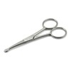 Probe Curved Safety Ball Nose Scissors 4" Pet Face Ear