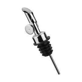 Tong Li Olive Oil Dispenser Spout, 304 Stainless Steel, Automatic Opening and Closing, Leak-Proof, (silver 1 Piece)