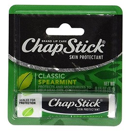 ChapStick Skin Protectant, Classic Spearmint, menta suave 0.15 oz (paquete de 3)