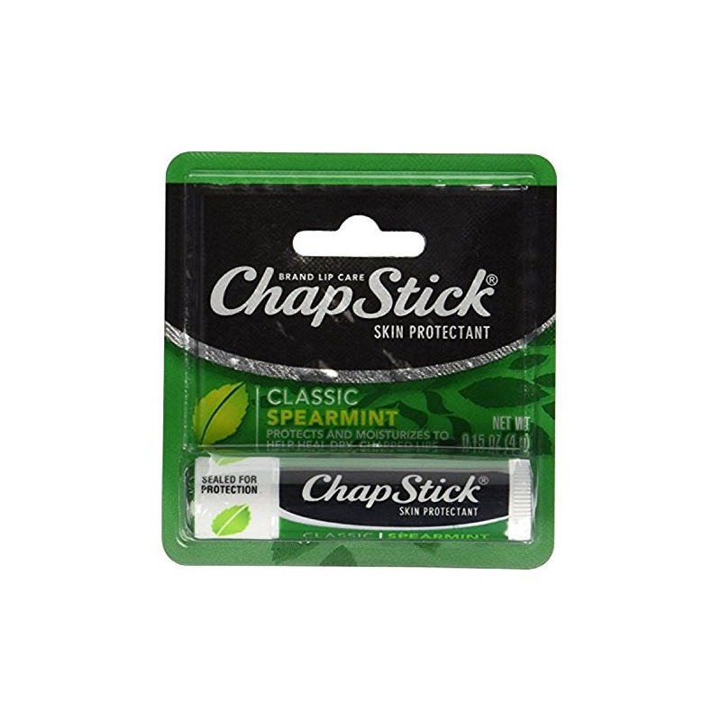 ChapStick Skin Protectant, Classic Spearmint, menta suave 0.15 oz (paquete