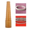 Wood Step Bracelet Mandrel Sizer Bangle Measuring Sizing Stick Jewelry