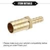 X AUTOHAUX Engine Hose Fitting Connect, 16mm-8mm Universal for Fuel