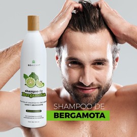 Shampoo de Bergamota anticaída e hidratante 480 ml Beohemp
