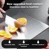 Titanium Cutting Boards for Kitchen, 100% Pure Titanium Double-sided food-grade