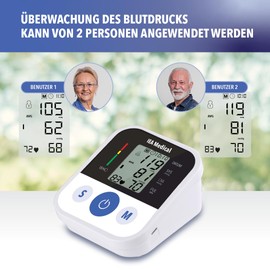 IEA Medical Blutdruckmessgerät Oberarm, Blutdruckmessgerät manuell, Blutdruckmessgerät, Bluthochdruck Messgerät