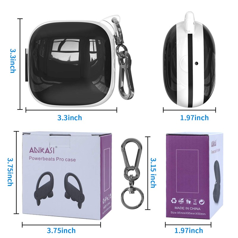ANKASI Cover Compatible with Powerbeats Pro Case, Full Protective Shockproof