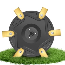 Blade Disc + 6 Pieces Replacement Blade Compatible with Segway Navimow Robotic Lawnmower H Series H500E, H800E, H1500E, H3000E-VF, Robotic Lawnmower Blade Plate Made of Fibreglass Reinforced Plastic