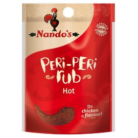 Nandos Hot Peri-peri Seasoning Rub 25g - Pack of 6