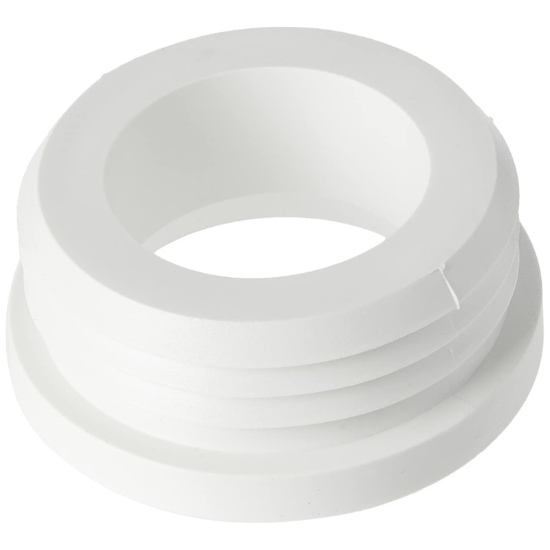 Merriway BH02931 Internal Flushpipe Inlet Pan Connector , White