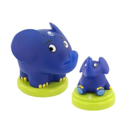 Ansmann Star Light Projector Elephant – Broadcast with the Mouse – LED Night Light with Music & Starry Sky, The Projector Ideal as Sleeping Aid for Babies & Children – Night Light as Baby Room Decoration