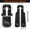 Geyrut Headrest Hooks For Car, Multifunctional Purse Hook Leather Seat