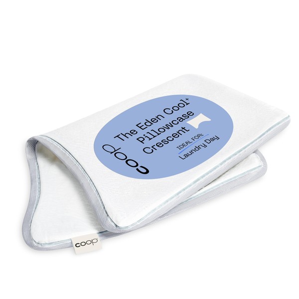 Coop Eden Cool+ Crescent Pillow Cover, King Size Cooling Pillow