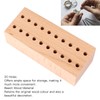 screwdriver Pliers Organizer 20 Holes Beech Wood Display Stand Base