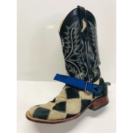 T K Specialties Nylon Rodeo Spur Straps , PBR , PRCA, Bullriding , rodeo gear , shanks TK - Royal Blue