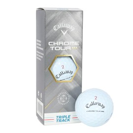 Callaway Golf Ball CHROME Tour Triple Track Chrome Tour Triple Track White [3 Balls (1 Sleeve)