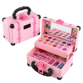 Girls Make Up Set Toys Pretend Play Cosmetic Bag Beauty Toy Makeup Tools Kit Children Pretend Play Toys