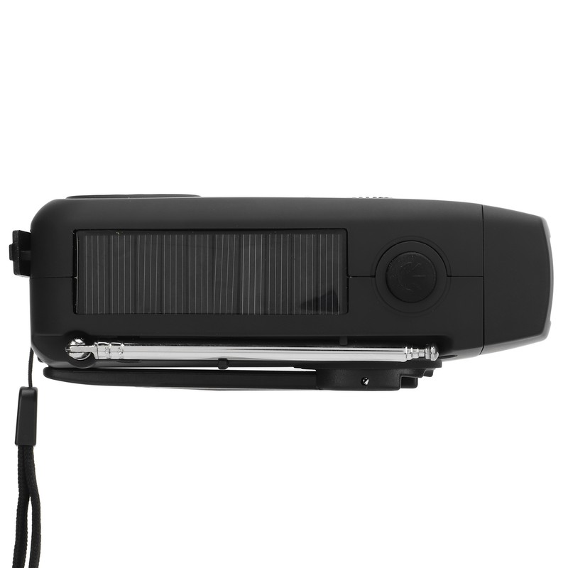Solar Hand Crank Radio AM FM WB Weather Warning USB