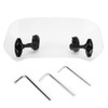 Motorcycle Windshield Extension Heighten Windscreen Adjustable Wind Rain Air Deflector