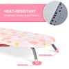 APEXCHASER Small Ironing Board with Iron Holder, Compact Ironing Board